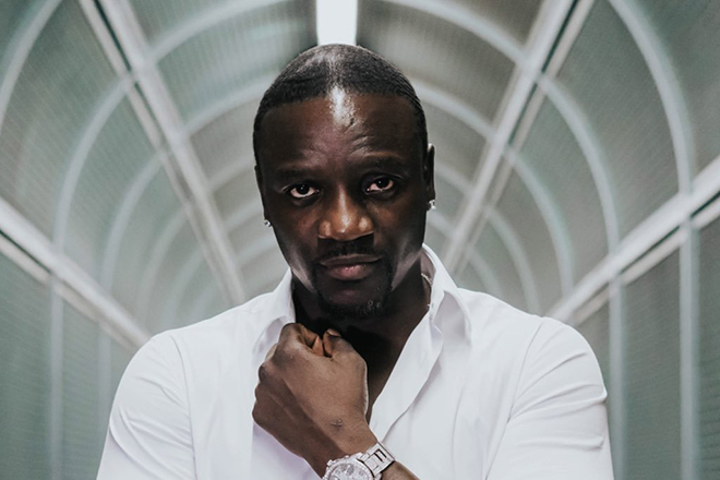 The rapper Akon