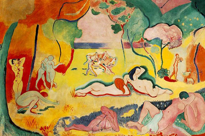 Painting by Henri Matisse Joy of Life (Bonheur de Vivre)