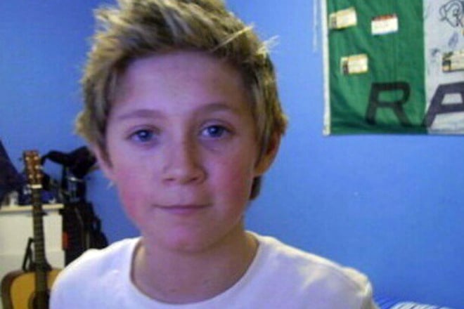 Niall Horan in his childhood