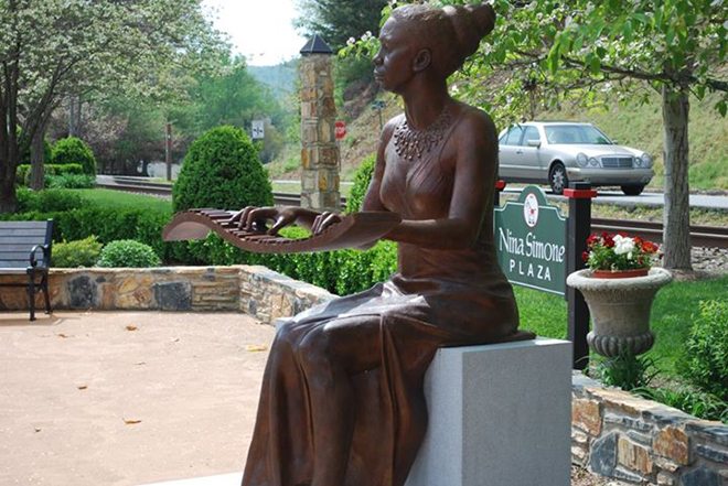 The monument to Nina Simone