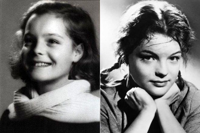 Romy Schneider in her childhood and youth