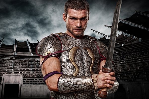 Andy Whitfield in Spartacus: Blood and Sand | Artleo.com