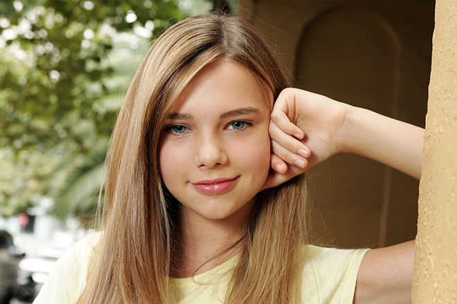 Young Indiana Evans