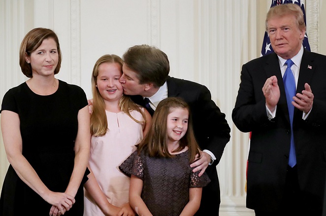 Kavanaugh family Trump