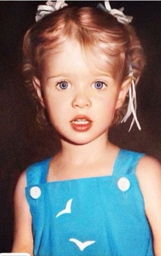 Nicky Hilton in childhood