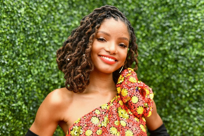 The actress Halle Bailey