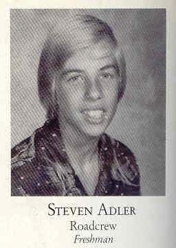 Steven Adler - High School Photo