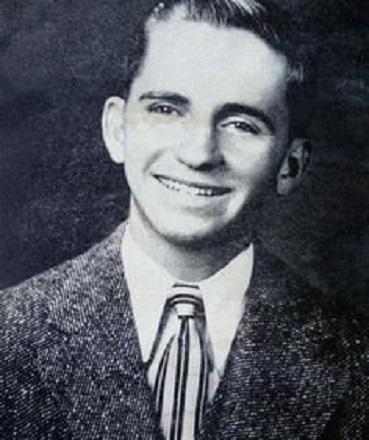 Ross Perot in a photo from a 1949 Texarkana College yearbook