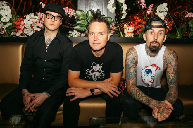 The band Blink-182 in 2019