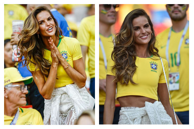 Izabel Goulart at the FIFA World Cup in Russia
