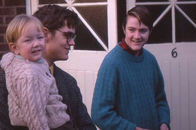 Young Lee Child (right) with his brothers