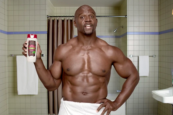 Terry Crews in Old Spice TV commercial