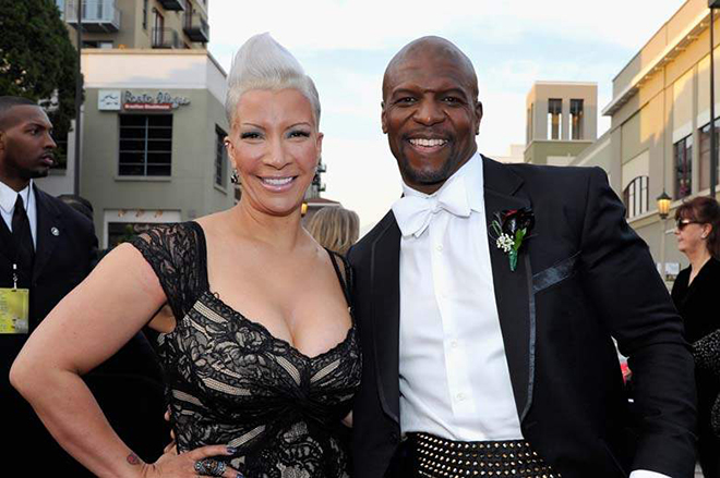 Terry Crews and his wife, Rebecca