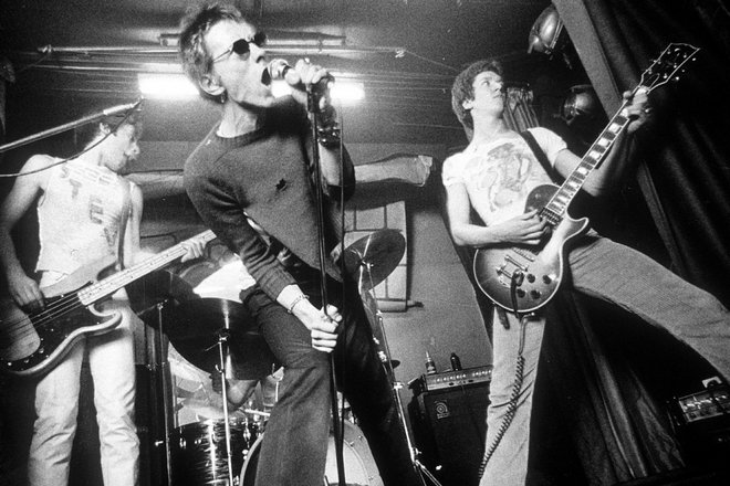 Sex Pistols on the stage