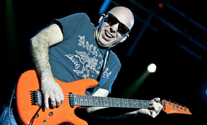 The guitarist Joe Satriani