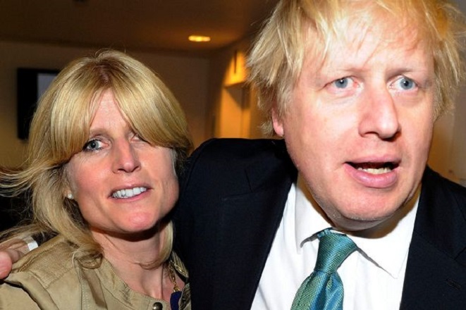 Boris Johnson and his sister Rachel