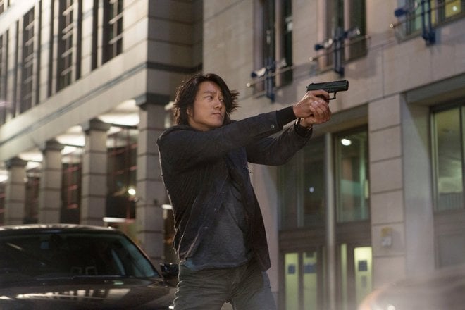 Sung Kang in the movie Fast & Furious 6