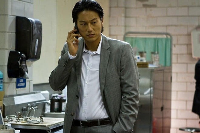 Sung Kang in the film Bullet to the Head