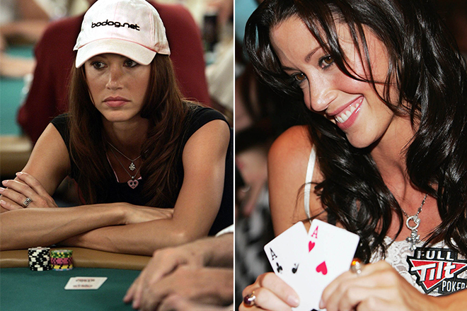 Shannon Elizabeth often plays poker