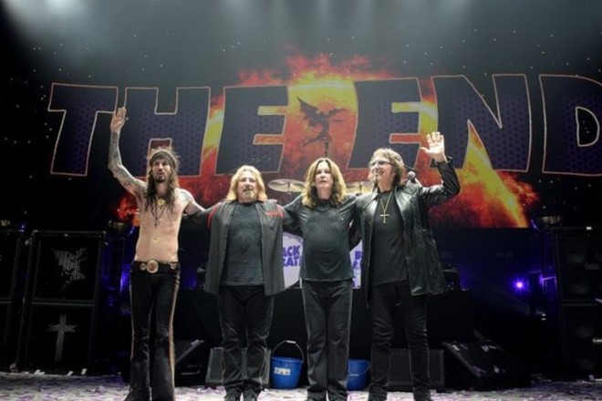 The band Black Sabbath in 2017