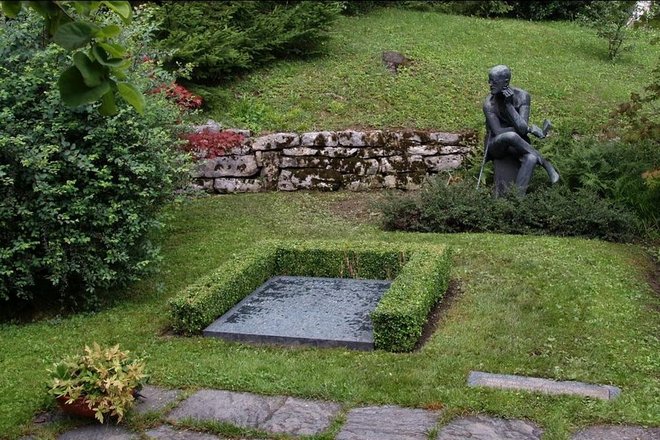 The grave of James Joyce