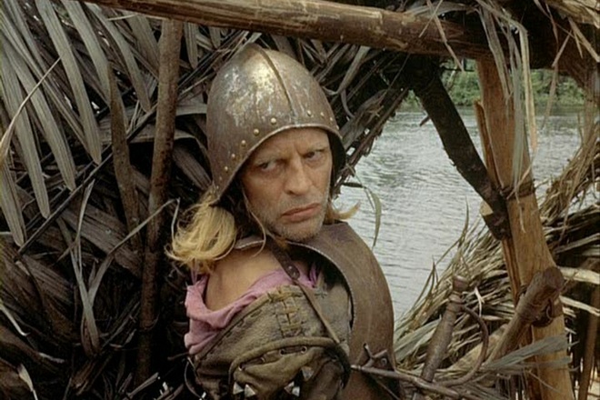 Klaus Kinski as Lope de Aguirre in the film Aguirre, the Wrath of God