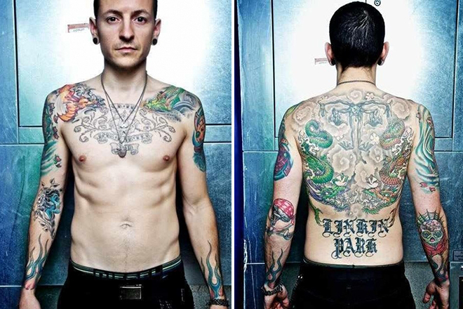 Chester Bennington’s tattoos