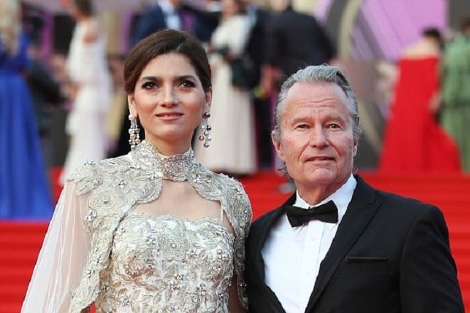John Savage and Blanca Blanco in Moscow