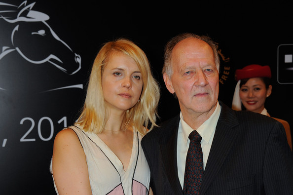Werner Herzog and his wife, Lena Herzog
