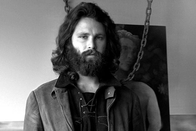 Jim Morrison with a beard.