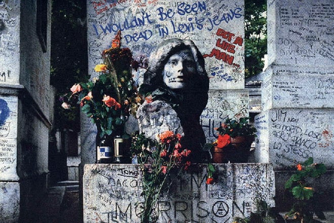 Jim Morrison’s grave