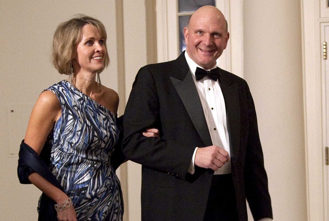 Steve Ballmer and Connie Snyder