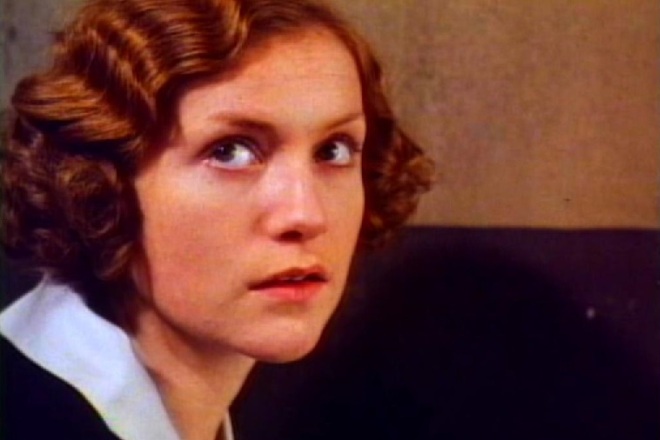 Isabelle Huppert in the movie Violette Nozière