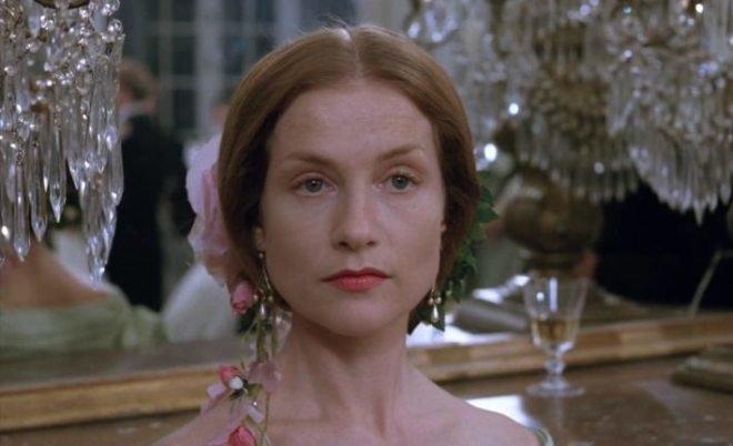Isabelle Huppert in the movie Madame Bovary