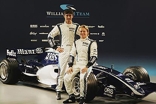 Photo Nico Rosberg and Mark Webber