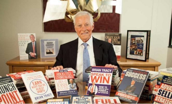The author of bestselling books on self-development Brian Tracy
