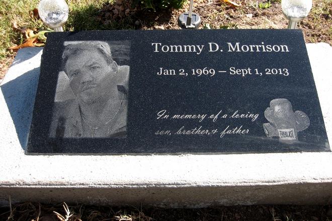 Tommy Morrison’s grave