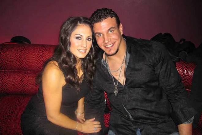 Frank Mir with his wife, Jennifer