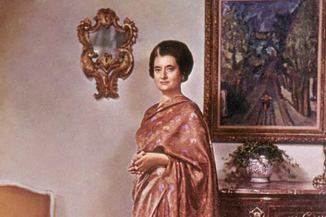 Young Indira Gandhi