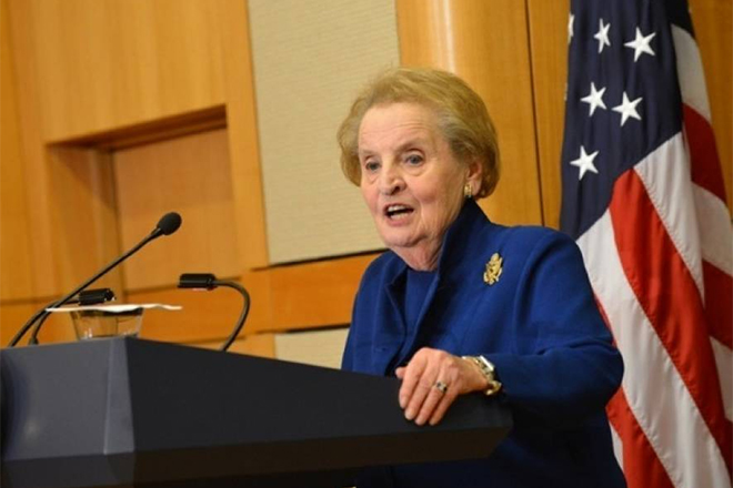 Madeleine Albright as U.S. Secretary of State