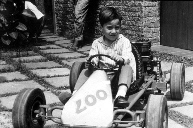 Photo Ayrton Senna in childhood