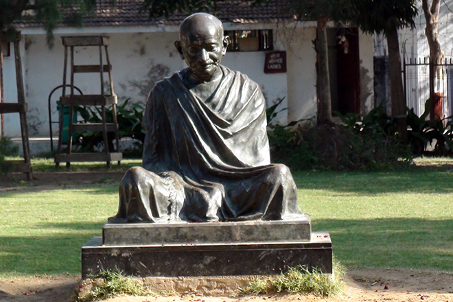 Mahatma Gandhi’s statue
