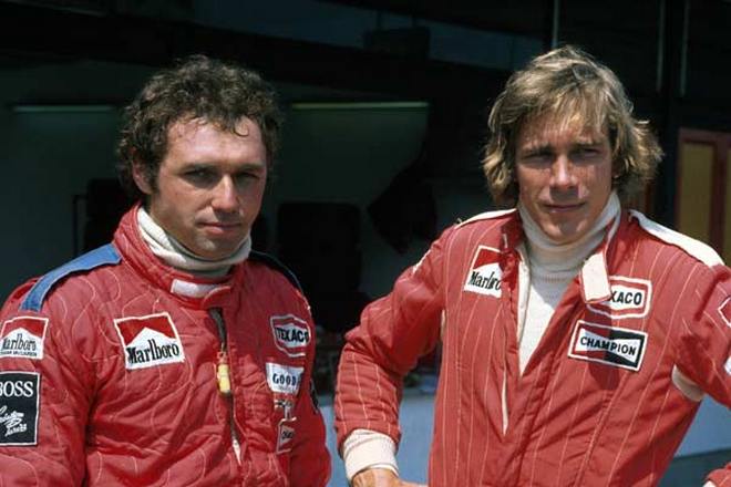 Jochen Mass and James Hunt