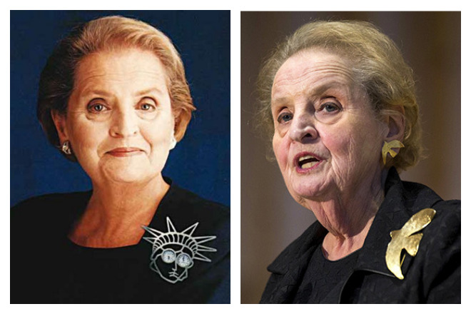 Madeleine Albright's brooches