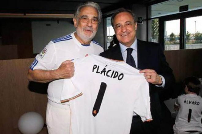 Plácido Domingo supports Real Madrid