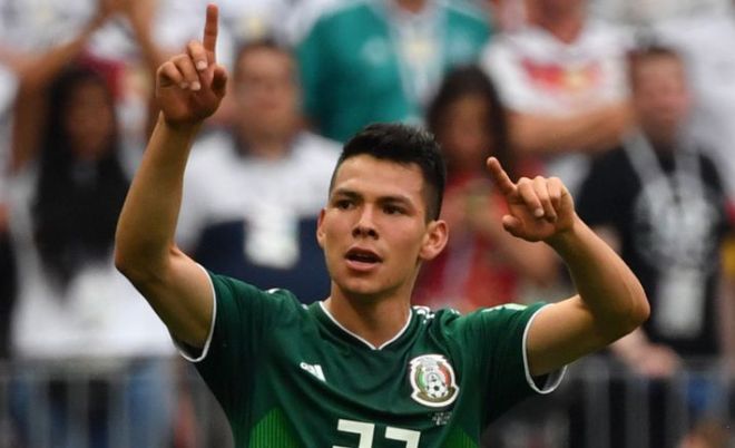 The soccer player Hirving Lozano
