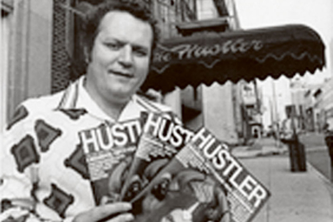 Larry Flynt and his magazine Hustler
