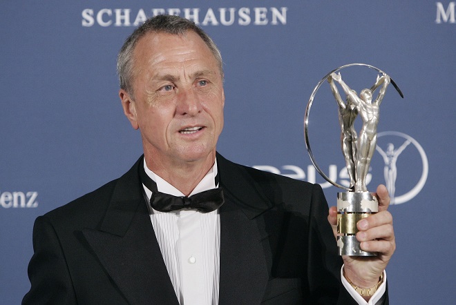 Johan Cruyff in his last years