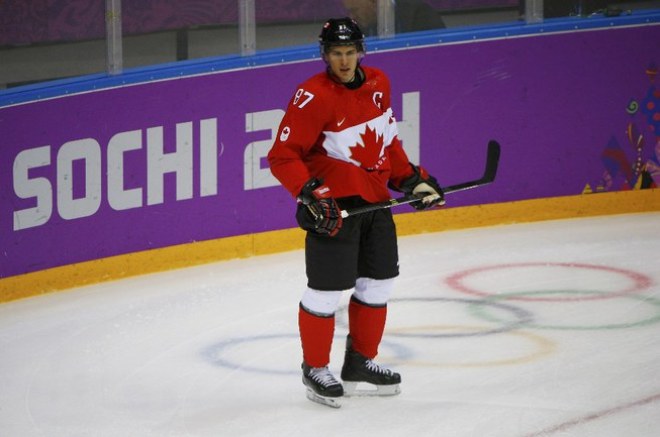 Sidney Crosby at the Olympics in Sochi