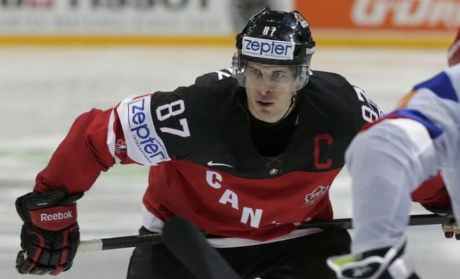 Sidney Crosby at the World Championships